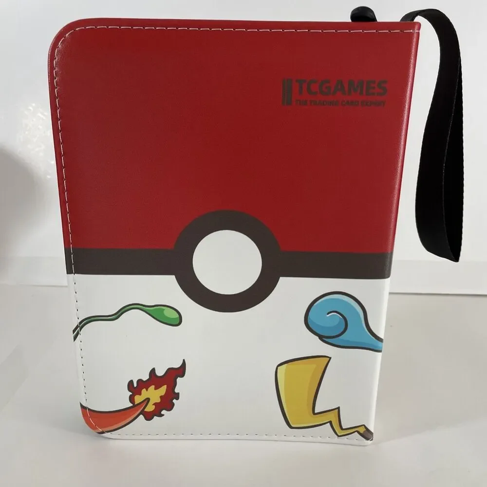 TCGAMES Pokemon 440 Pocket Card Binder 4-Pocket Zip Album 3-Ring 55 Pages - New